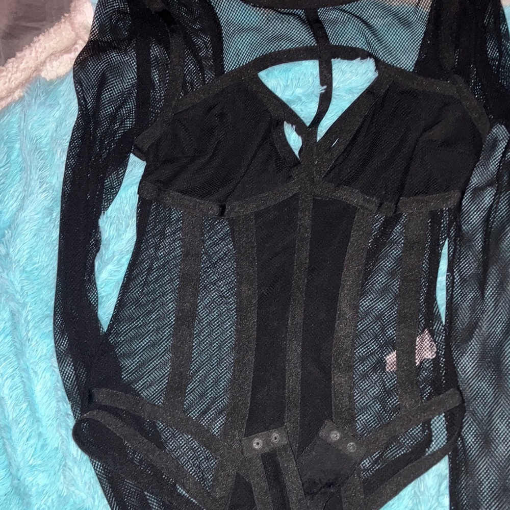 Fishnet bodysuit
